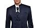 MUGA gehrock Hombre Mao Cuello Traje Azul Oscuro 58