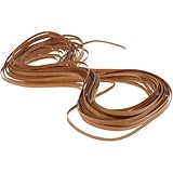 Operitacx Kunststoffrattan Reparaturband 6mm Breit Pe Material Naturfarben Langlebiges Bastelmaterial für Rattanmöbel Reparatur Selbstgemacht Korbflechten und Möbelinstandsetzung