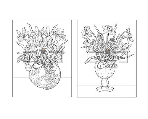 100 Beautiful Flowers Coloring Book: An Adult Coloring Book Featuring 100 Beautiful Flower Designs I