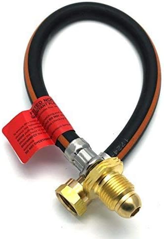 0.5m (20") POL x W20 hose PIGTAIL WITH NRV
