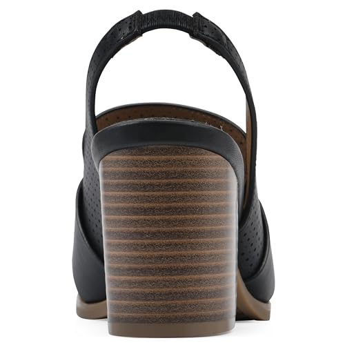 Image of WHITE MOUNTAIN Women's Vocality Loafer Style Block Heel