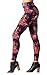 Conceited Premium Ultra Soft Printed Leggings - High Waist Butter Leggings - (XS-L Size 0-12) (Small/Medium (0-12), Purple Red Vibrant)