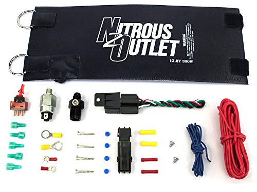 Nitrous Outlet 22-64001-4 X-Series 4An Nitrous Wrap Around Bottle Heater cover