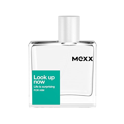 Mexx Mexx look up now for him - eau de toilette natural spray - maritimes fruchtiges herren parfüm mit birne und aquatischen akkorden - 1 er pack 1 x 50ml