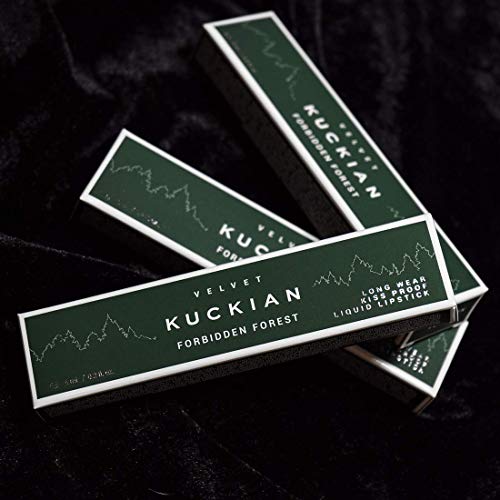 FORBIDDEN FOREST, by Kuckian - Dark Green Lipstick - Halloween Matte Green Lipstick - Long Lasting 12-Hour Vegan & Cruelty Free - Thumbnail 4