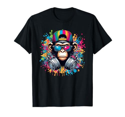 Rave Party Rock Metal Zeltfest Spruch Monkey Oktoberfest Top T-Shirt