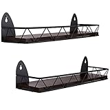 Maße und Hardware: 39,6 x 9,7 x 8,1 cm. Das Paket wird mit allen benötigten Beschlägen inklusive Schrauben und Muttern geliefert. Benötigt eine Bohrmaschine zur Montage an der Wand.