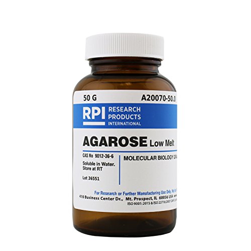 Agarose, Low Melt Temperature, 50 Grams