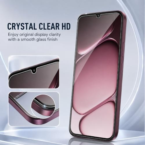 Image of FIRST MART Tempered Glass Screen Protector for OnePlus N6x - Full-Glue Screen Guard, 3D Edge to Edge, HD Clear, Bubble-Free, Case-Friendly, Black, Pack of 2