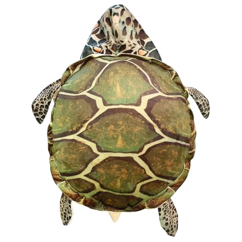 Almohada Gigante de Conchas de Tortuga Portátil Lindo Disfraz de Tortuga Marina para Niños y Adultos Suave Felpa para Gatear en un Escondite para Relajarse y Jugar Divertido Accesorio de Rendimiento