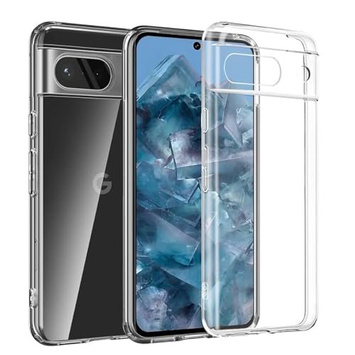 【Moahsiuny】For Google Pixel 8a グーグル 8A ケース Google Pixel8a ソフトケース 保護カバー クリア 透明 薄型 耐衝撃 軽量 TPU素材 保護カバー クリア 透明 薄型 耐衝撃 軽量 TPU素材