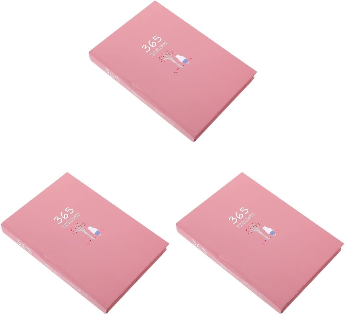 3pcs Students Weekly Notebook Journal Sketchbook Monthly Drawing Girls Simple Art Scrapbook Travel Writing Notepad Constellation Random Pocketbook Gifts Diary Color College Boys Note pad (Colo