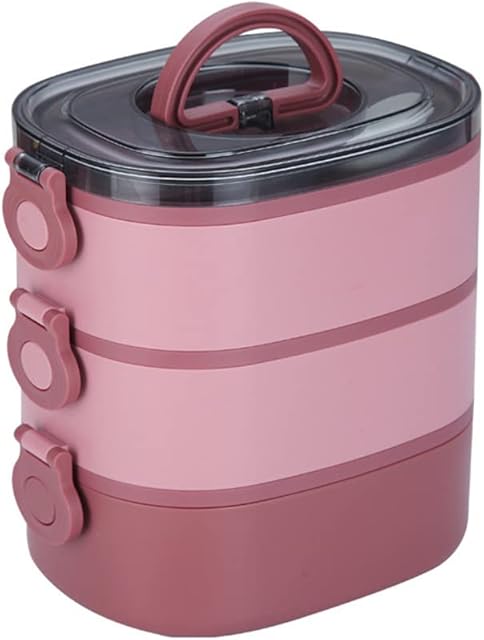 Lunch Boxes, Lunch Bento Box, Layers Stackable Leak-Proof Thermal Bento Boxes, Stainless Steel Food Containers, Multi-Layer Large Capacity Portable Meal Box for Kid Men Women Adults Working Schools