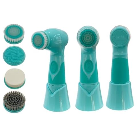 Blushly Facial Cleansing Brush - 360 Degree Facial Brush - Facial Brushes for Cleaning and Exfoliating - Face Cleansing Brush for Skin Care Routine - Facial Brush Skin Cleansing Cover