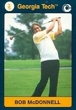 Autograph Warehouse 96665 Bob Mcdonnell Golf Card Georgia Tech 1991 Collegiate Collection No. 110