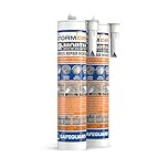 Stormdry Waterproof Express Repair Mortar - Pack of 2 - Ready to Use Cement Mix 310ml Tube, Grey Sand