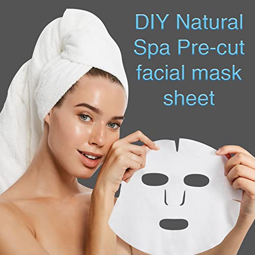 200 Pieces Pre Cut Facial Mask Paper Sheets White Diy Facial Paper Sheet Natural Spa Skin Care Fiber Paper Non Woven Beauty Face Masks With 60 Pieces Eye Mask Paper For Women Girl Facial Creams Spa #TOP5