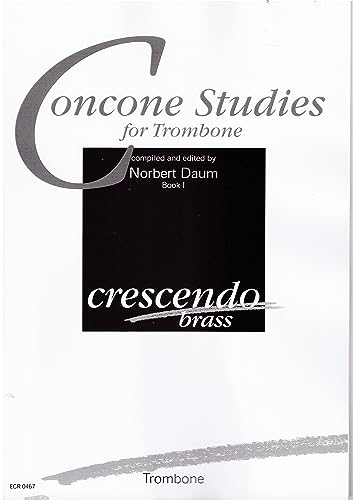 Concone Studies for Tenor Trombone. Book I / Concone-Studien für Tenorposaune Buch I (Spielpartitur)