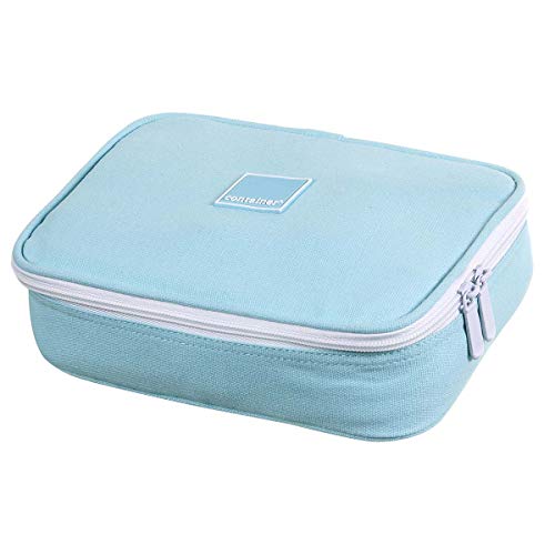 Estojo Soft Luxo Container Colors Luxo Light Blue Dermiwil, Azul Claro