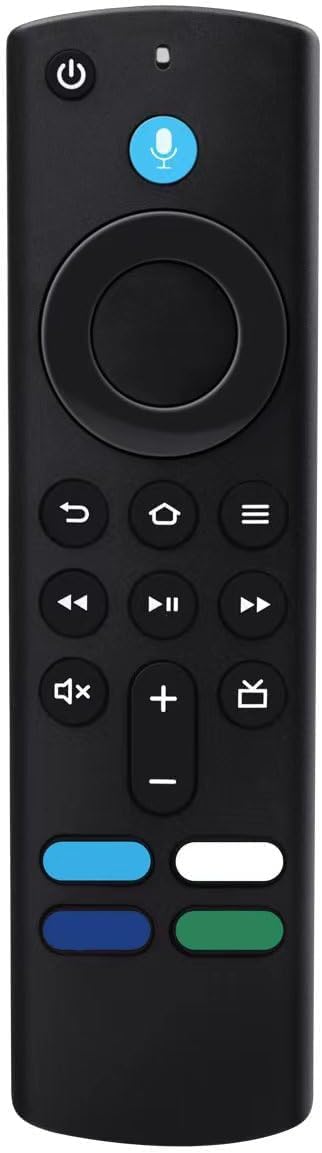 Generic SCYORK Compatible for L5B83G TV Remote Control,Smart TV Cube(1st and 2nd Gen)-Voice F (3rd GEN) Fit for Smart TV Stick (4K, 4K Max, 4K Bundle, Lite, 2nd Gen, 3rd Gen), BLACK
