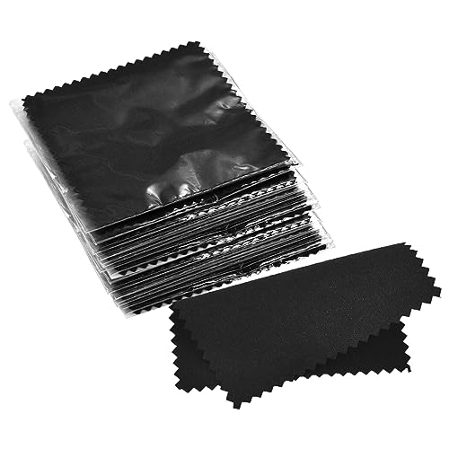 Paño de limpieza para joyería 50 unidades 3x3 pulgadas