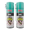 Akfix 895 PestBlocker Insulation Spray Foam (2x12 Oz.) - Gap Filler, Gaps & Cracks Barrier, Hole Blocker, Polyurethane Expanding Foam Spray for Barrier, Gaps Cracks Filler | 12 Oz. 2 Pack