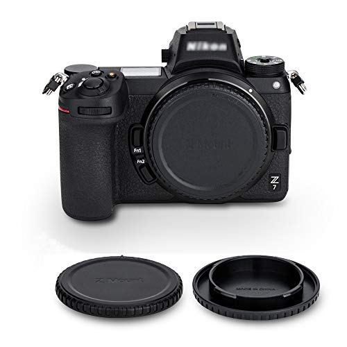 Rear Lens Cap & Body Cap Cover For Nikon Z Mount Camera Z30 Z50 Z5 Z6 Z6 Ii Z7 Z7 Ii Z9 Z Fc Replaces Lf-N1 Lens Cap & Bf-N1 Body Cap -2 Packs #TOP2