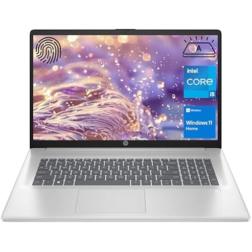 HP Essential Laptop, 17.3" FHD Display, Intel Core i5-1334U, 32GB RAM, 1TB PCIe M.2 SSD, Wi-Fi 6, Webcam, Backlit Keyboard, Windows 11 Home, Silver