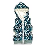 Handgenähte Jacke aus Jersey Weste Jacke Jersey Fleece Teddyplüsch\
