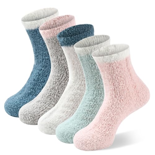 FYC Women's Winter Socks - Warm Thick Soft Wool Cozy Crew Socks -...