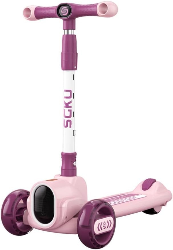 Adjustable Height And Flashing Led Wheels Scooter For Kids