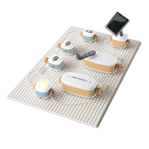 KIDYWOLF - Kidyelec Expert - Kit Électronique Avancé dès 8 Ans - Jeu Scientifique STEM 18 Blocs