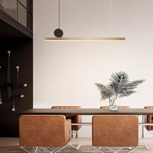 Luces colgantes doradas para transformar la barra de tu cocina e isla 2