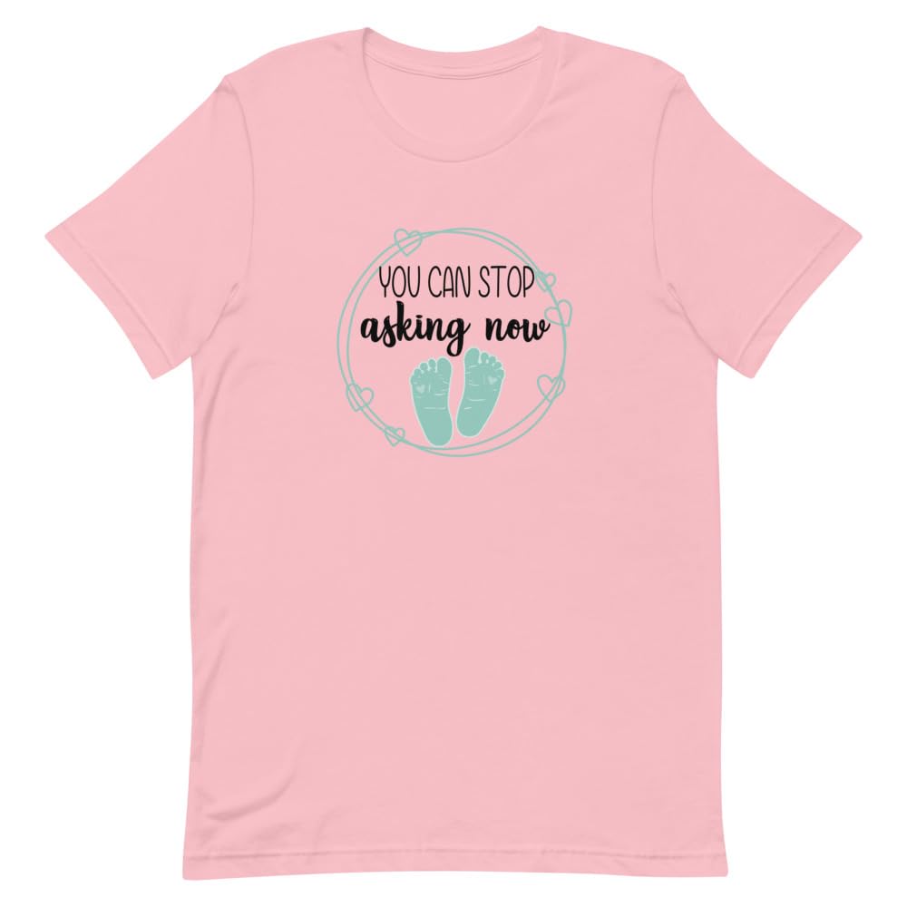 Teegarb Letter Blanket T-Shirt Unisex Humorous Babies Bellies Expecting Mommas Reveals Sayings Hilarious Birthing Pink
