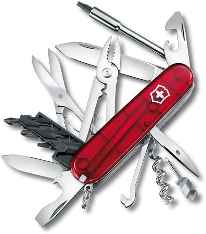 （23:30時点） VICTORINOX(ビクトリノックス) サイバーツール M スイス・アーミーナイフ 多機能 ナイフ DIY 精密ドライバーセット PC 分解 工具セット 32機能を搭載したスイス製マルチツール 【国内正規品】 1.7725.T