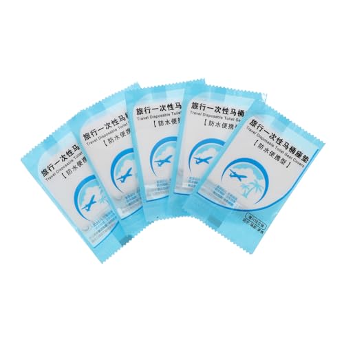 FUNOMOCYA 100pcs Portable Toilet Seat Covers Toilet Seat Liners Disposable Potty Liners Thick Papers Waterproof Tear-resistant for Travel