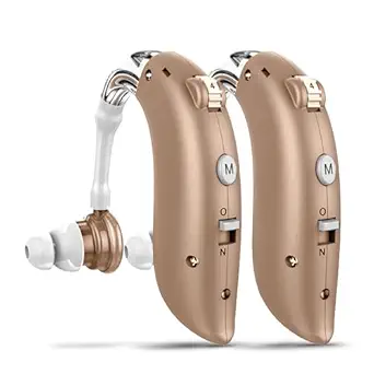 DELLONA Rechargeable Hearing Aids for Seniors with 4 Noise Reduction Modes and Severe Hearing Loss