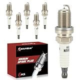 Iridium Spark Plugs Set of 6 BKR5EIX-11 5464 Compatible with 2001-2009 Hyundai Santa Fe 2.7L 3.3L