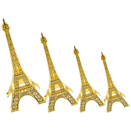 Torre Eiffel modelo de edificio vintage en metal PRETYZOOM coleccionable 2