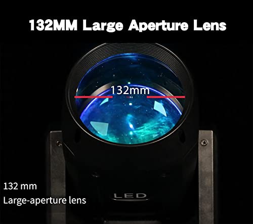 Shehds Moving Head Lights Led 150W Beam Effect 2.2° Beam Angle 14 Gobos 13 Colors Spotlights 8/18 Facet Prism Dmx512 Dj Stage Light Large Aperture Lens Strobe Light For Christmas Wedding Party Dance #TOP1