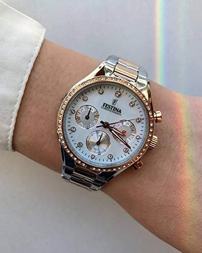 Festina - Womens Clock F20403/1, Mother of Pearl - Image 3