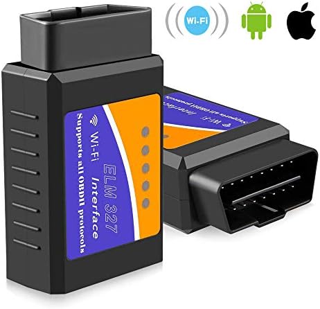 Randalfy New Version Car OBD2 Scanner - OBD Reader with WiFi Version OBD2 Code Reader, iOS OBD2 Scanner, Android OBD2 Scanner, Compatible with iOS & Android, OBD2 Reader Check Engine Diagnostic Tool