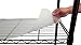 TRINITY 36" x 18" Shelf Liner (4 Pack), Frosted Clear