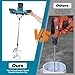 Cordless Cement Mixer for Makita 20V Battery, 2300W Electric Mortar Mixer, 6 Variable Speed Portable Mud Mixer with 2 Pcs 20V 3000mAh Lithium Battery and Goggles for Mixing Mortar, Paint, Fodder