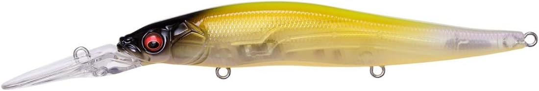 Megabass Ito Vision 110+2 Deep Diving Jerkbait - PM Twilight Chartreuse Back