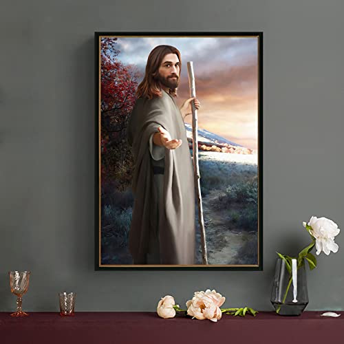 Zzpt Jesus Canvas Wall Art - Jesus Poster - Jesus Christ Pictures - Religious Paintings For Wall Decorations Unframed (Give Me Your Hand God,12X16In/30X40Cm) #TOP4