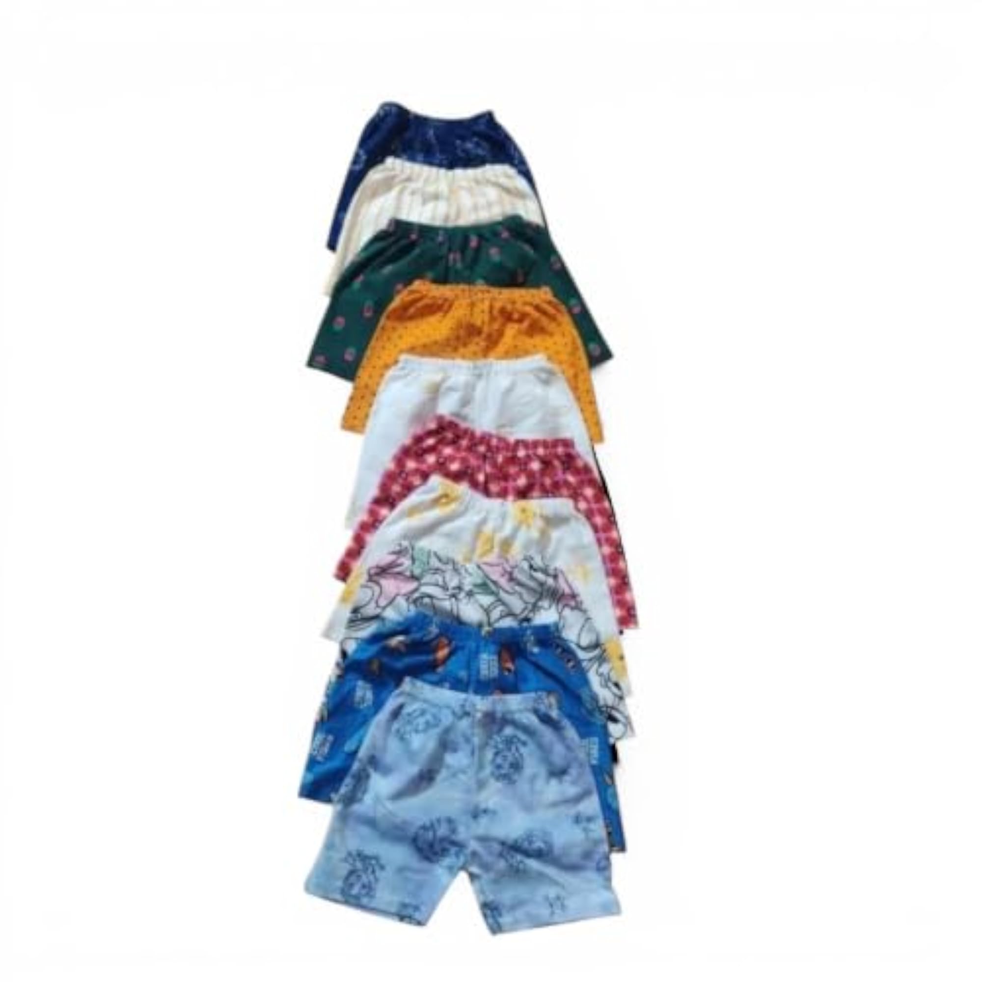 Cotton Shorts for 6-10 Months, Pack of 10