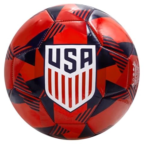 Icon Sports Official Licensed U.S. Soccer Ball - Red Prism Cover