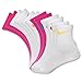 Nike PINK WHITE Color Toddler Girls Socks Size 6-7 US Shoe Size 13C- 3Y