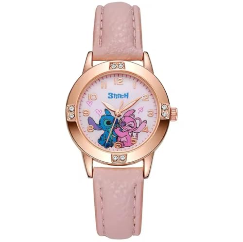 Oji Nova Montre Enfant Digitale, Montre Enfant Dessin Animé Numerique, Ajustable Montre de Poignet Numérique pour Garçons et Filles (Rose)